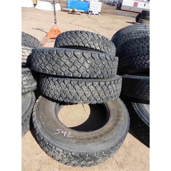 4- 11R/22.5 Tires