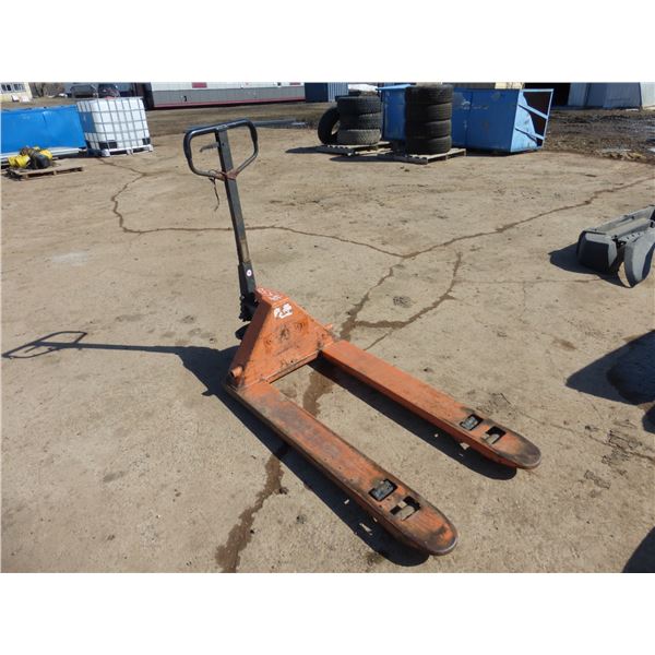Orange Pallet Jack