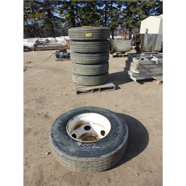 6- 11R 22.5 Tires (Selling all Together)