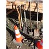 Image 2 : Shovels, Brooms, Strap and 2 Pylons