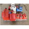 Image 3 : Creeper, Propane, Elec Compressor and 5 Jerry Cans