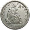 Image 1 : 1855-O Silver Liberty Seated Quarter VG