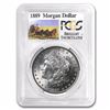 Image 1 : 1889 Rare Stage Coach Series Morgan Silver Dollar BU PCGS