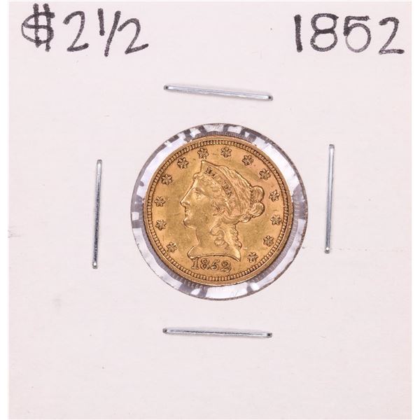 1852 $2 1/2 Liberty Head Quarter Eagle Gold Coin