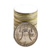 Image 2 : Roll of (20) Brilliant Uncirculated 1957-D Franklin Half Dollar Coins