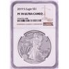 Image 1 : 2019-S $1 Proof American Silver Eagle Coin NGC PF70 Ultra Cameo