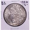 Image 1 : 1886-S $1 Morgan Silver Dollar Coin