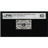 Image 1 : 1863 Third Issue Three Cents Fractional Note Fr.1226 PMG Choice Uncirculated 63EPQ