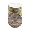 Image 2 : Roll of (20) Brilliant Uncirculated 1954-D Franklin Half Dollar Coins