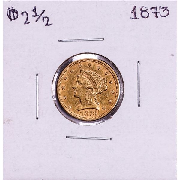 1873 $2 1/2 Liberty Head Quarter Eagle Gold Coin