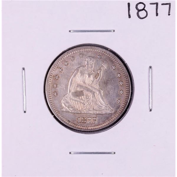 1877 Seated Liberty Quarter Coin