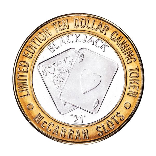 .999 Silver McCarran International Airport Las Vegas, NV $10 Limited Gaming Token