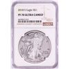 Image 1 : 2018-S $1 Proof American Silver Eagle Coin NGC PF70 Ultra Cameo
