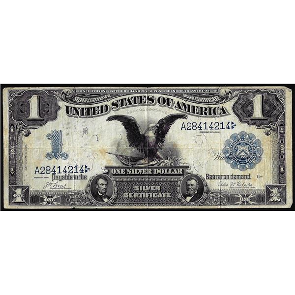 1899 $1 Black Eagle Silver Certificate Note