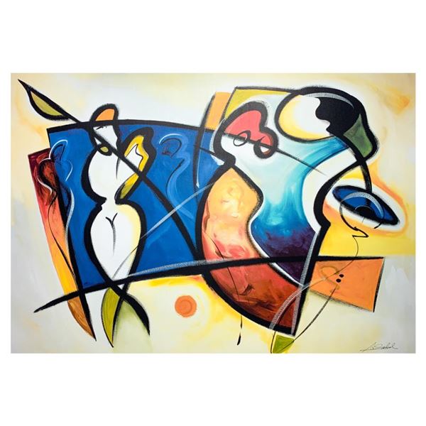 Alfredalexander Gockel "Beauty In The Mirror" Limited Edition Giclee On Canvas