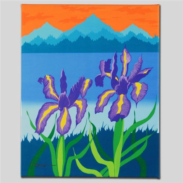 Larissa Holt "Iris Lake" Limited Edition Giclee On Canvas