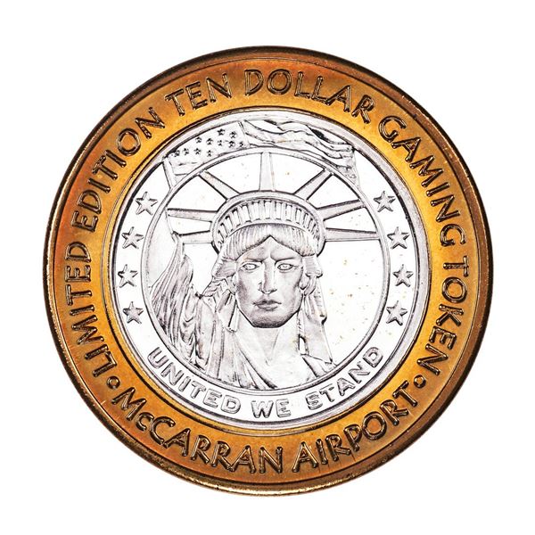 .999 Silver McCarran International Airport Las Vegas, NV $10 Limited Casino Token