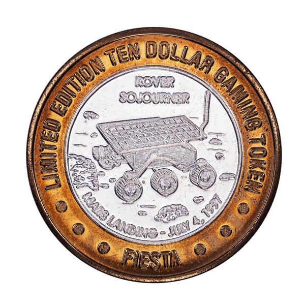 .999 Silver Fiesta Casino and Hotel $10 Casino Limited Edition Gaming Token