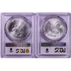Image 2 : Lot of 2021-(S) & (W) Type 2 $1 American Silver Eagle Coins PCGS MS69 First Strike