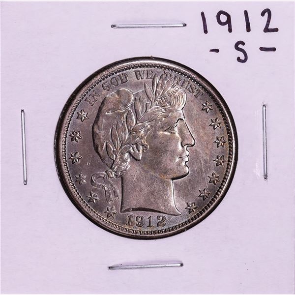 1912-S Barber Half Dollar Coin