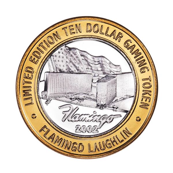 .999 Silver Flamingo Laughlin Nevada $10 Casino Limited Edition Gaming Token