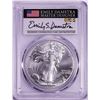 Image 1 : 2021 Type 2 $1 American Silver Eagle Coin PCGS MS70 First Strike Damstra Signature