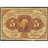 Image 1 : July 17, 1862 First Issue Five Cents Fractional Currency Note