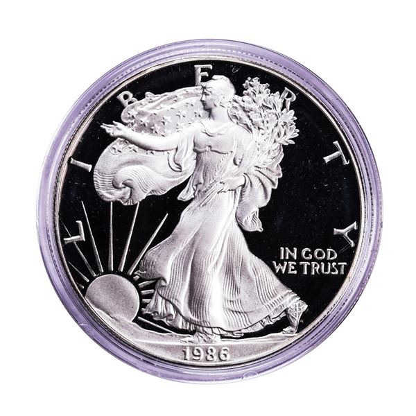 1986-S Proof $1 American Silver Eagle Coin