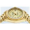 Image 9 : Rolex Ladies 18K Yellow Gold Champagne Diamond Datejust President Wristwatch
