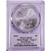 Image 2 : 2021 Type 2 $1 American Silver Eagle Coin PCGS MS70 First Strike Damstra Signature
