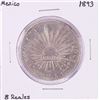 Image 1 : 1893 Mexico 8 Reales Silver Coin