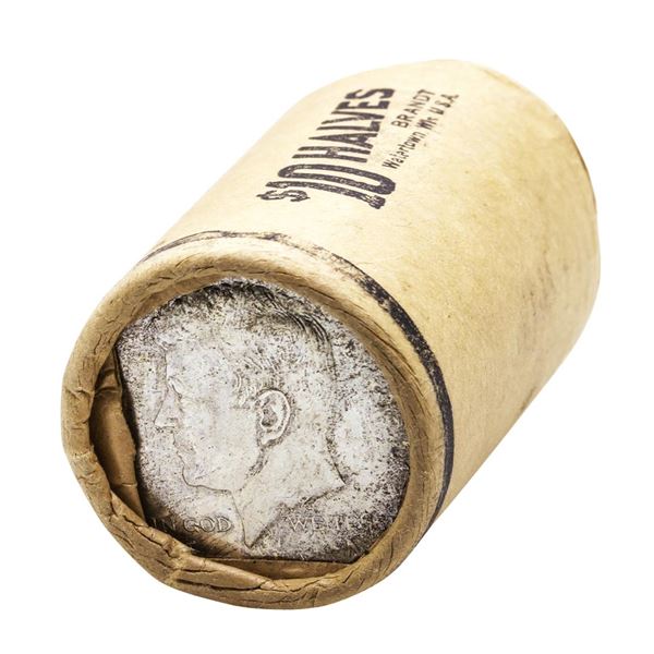 Bank Roll of (20) Brilliant Uncirculated 1964 Kennedy Half Dollar Coins