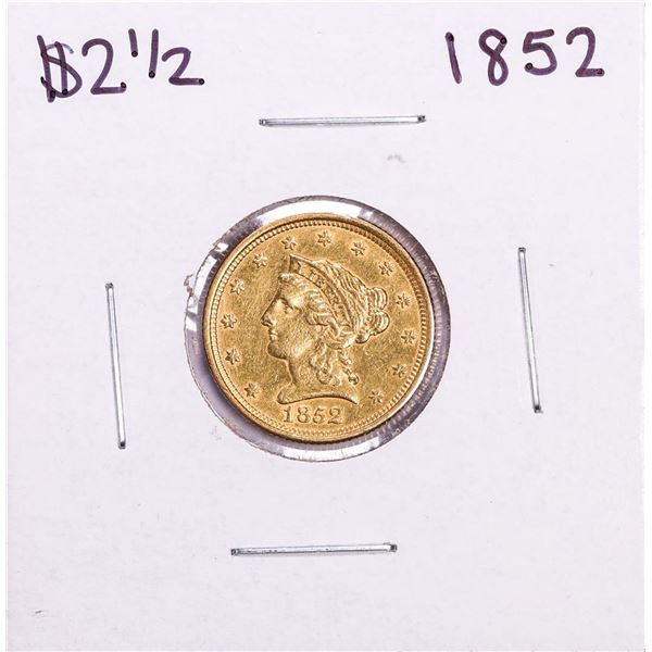 1852 $2 1/2 Liberty Head Quarter Eagle Gold Coin