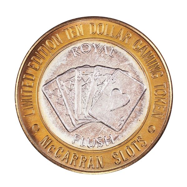 .999 Silver McCarran International Airport Las Vegas, NV $10 Limited Gaming Token