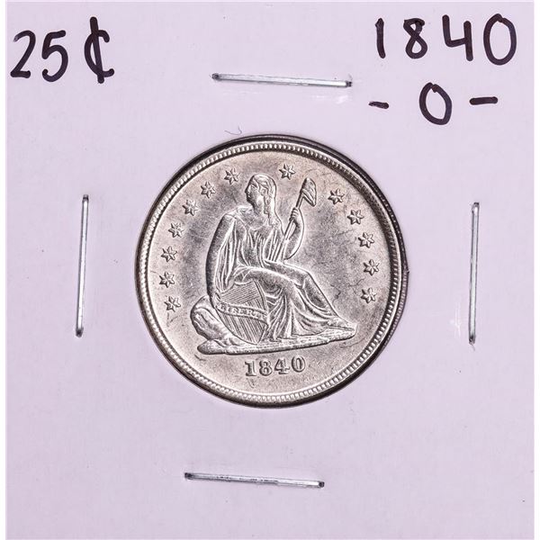 1840-O No Drapery Seated Liberty Quarter Coin