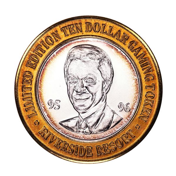 .999 Silver Riverside Resort Casino Laughlin, NV $10 Limited Edition Gaming Token