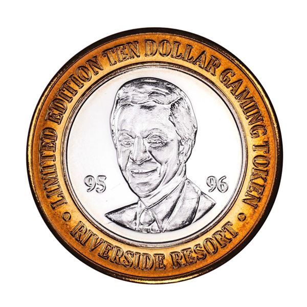 .999 Silver Riverside Resort Hotel & Casino $10 Limited Edition Gaming Token