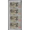 Image 1 : Uncut Sheet of (4) State of Louisiana Baby Bond Obsolete Notes