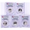 Image 1 : 2013-S Silver Proof National Parks Quarter (5) Coin Set PCGS PR69DCAM First Strike