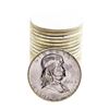 Image 1 : Roll of (20) Brilliant Uncirculated 1961 Franklin Half Dollar Coins
