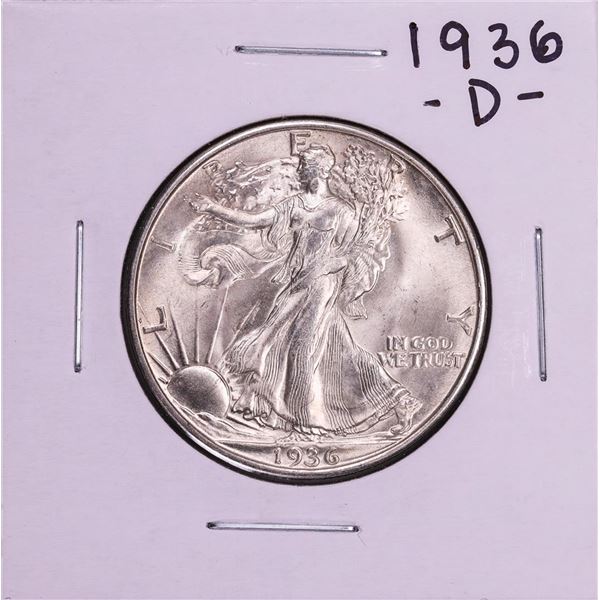 1936-D Walking Liberty Half Dollar Coin