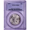 Image 1 : 1947 Walking Liberty Half Dollar Coin PCGS MS65