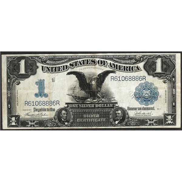 1899 $1 Black Eagle Silver Certificate Note