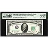 Image 1 : 1950 $10 Federal Reserve Note St. Louis Fr.2010-HW Wide PMG Gem Uncirculated 66EPQ