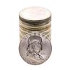 Image 1 : Roll of (20) Brilliant Uncirculated 1963 Franklin Half Dollar Coins
