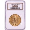 1908 No Motto $20 Saint Gaudens Double Eagle Gold Coin NGC MS62