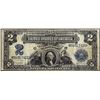 Image 1 : 1899 $2 Mini-Porthole Silver Certificate Note