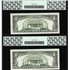 Image 2 : Lot of (2) 1981 $5 Federal Reserve Note Fr.1976-G PCGS Gem New 65PPQ