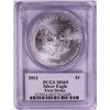 Image 2 : 2013 $1 American Silver Eagle Coin PCGS MS69 First Strike Mercanti Signature