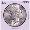Image 1 : 1935 $1 Peace Silver Dollar Coin